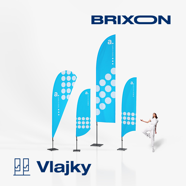 Reklamné vlajky a beach flags Brixon